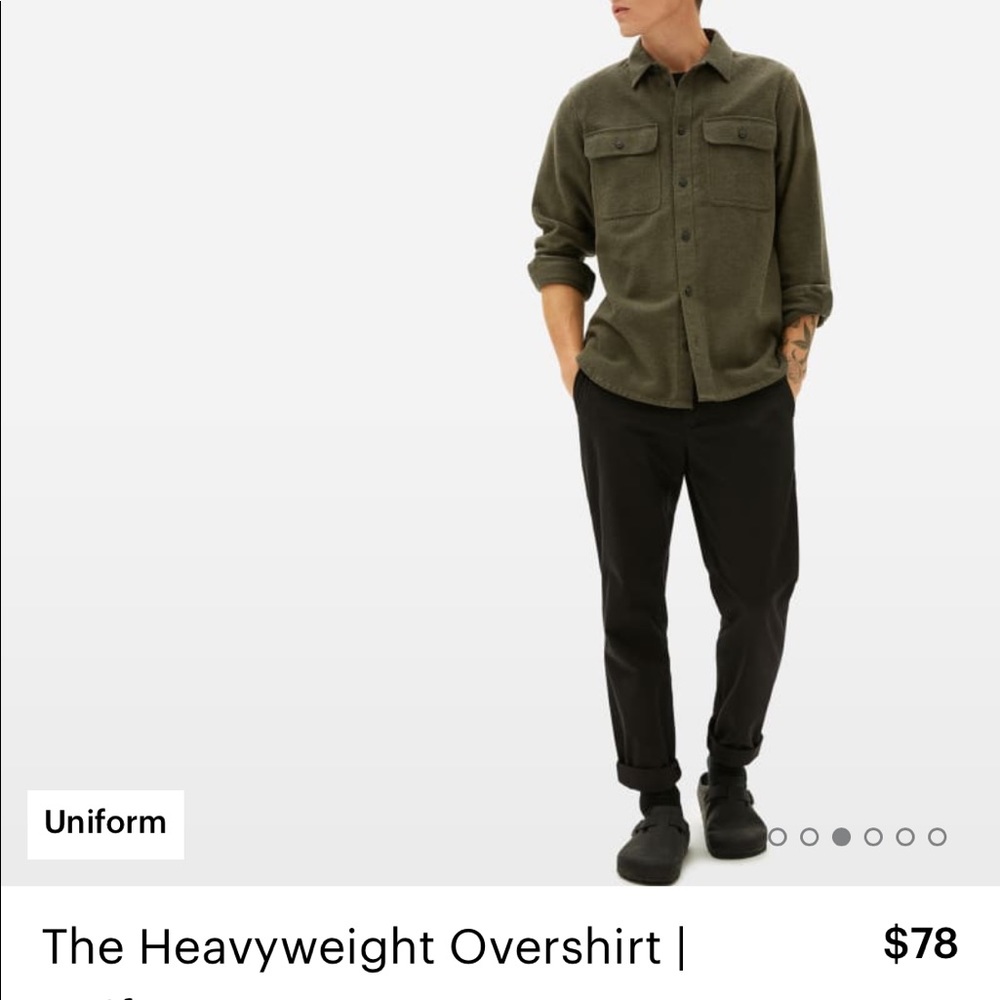 Men’s Everlane Heavyweight Ove shirt